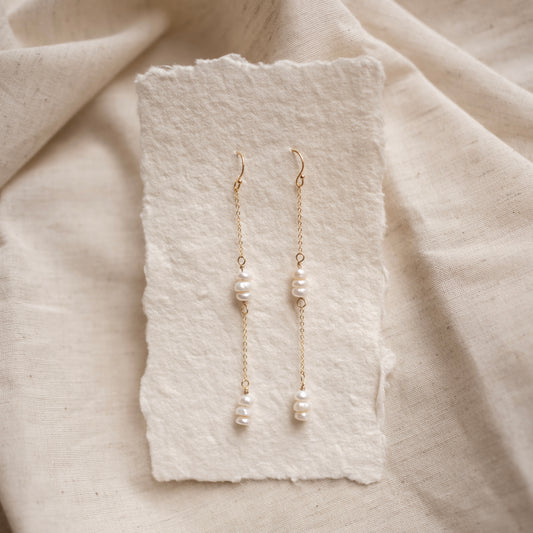 pearl earrings