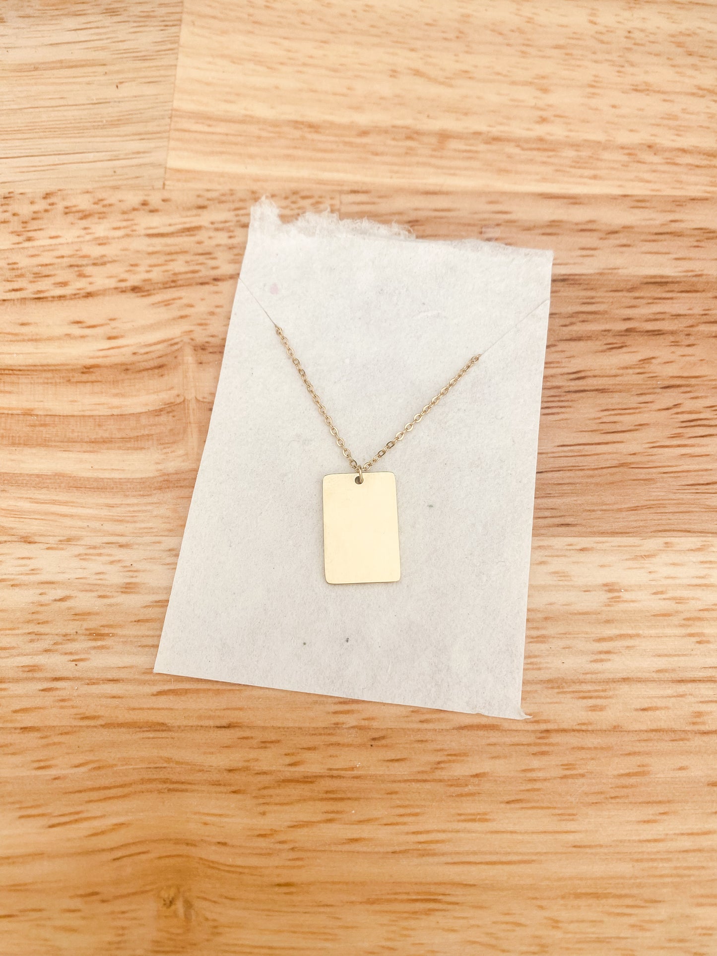 box necklace